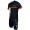 Radsport-Set (Radtrikot Rebel Jersey+Trägerhose Fireball) schwarz/anthrazit