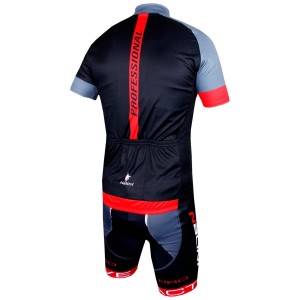 STRIKE Radtrikot kurzarm schwarz/rot