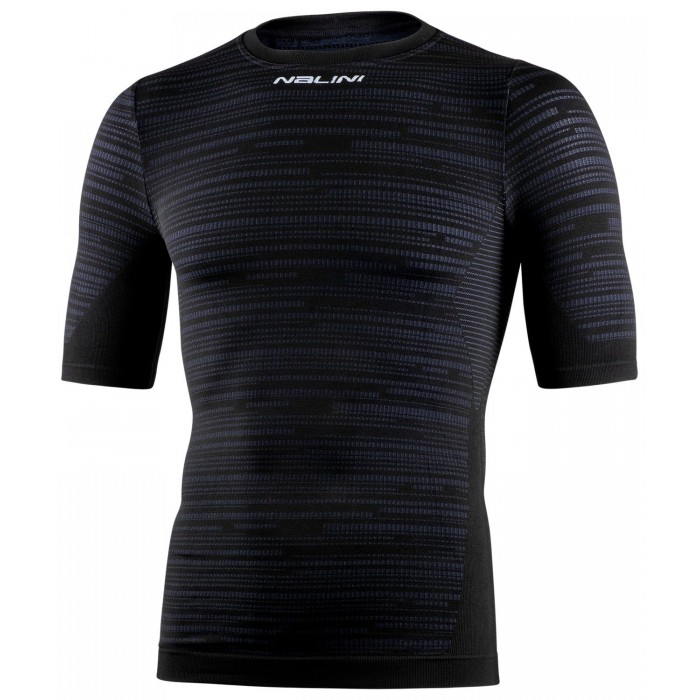 Seamless SS Funktionsunterhemd kurzarm schwarz