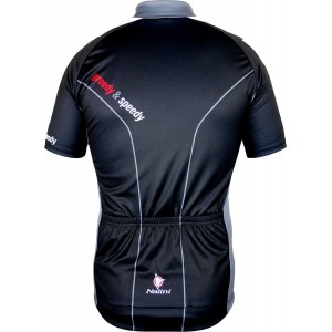 THUNDER Radtrikot kurzarm schwarz