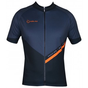 Radsport-Set (Radtrikot VENDETTA+Trägerhose FIREBALL) schwarz/anthrazit