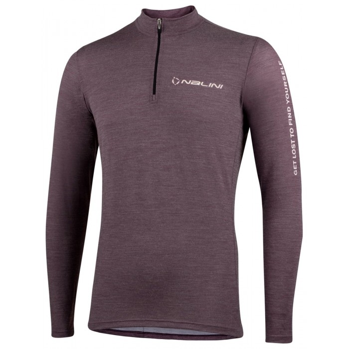 Wool LS Jersey Radtrikot langarm grau melange