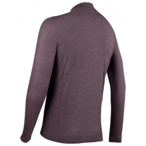 Wool LS Jersey Radtrikot langarm grau melange