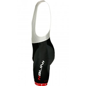 Übergröße ZUBENE1 Trägerhose kurz schwarz/rot Übergröße ZUBENE1 Trägerhose kurz schwarz/rot