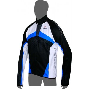 CLASSIC ISOVITE 1 Fahrrad Winterjacke schwarz/blau