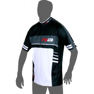 PRO PHANTOM MTB-Kurzarmtrikot weiß/schwarz