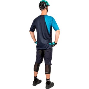 PIN IT Radtrikot kurzarm MTB/Freeride dark blue/teal PIN IT Radtrikot kurzarm MTB/Freeride dark blue/teal
