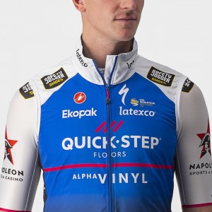 Quick Step-Alpha Vinyl 2022 PRO LIGHT Fahrradweste-Radsport-Profi-Team Quick Step-Alpha Vinyl 2022 PRO LIGHT Fahrradweste-Radsport-Profi-Team