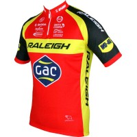 RALEIGH-GAC 2015 Kurzarmtrikot (kurzer Reißverschluss) Radsport-Profi-Team