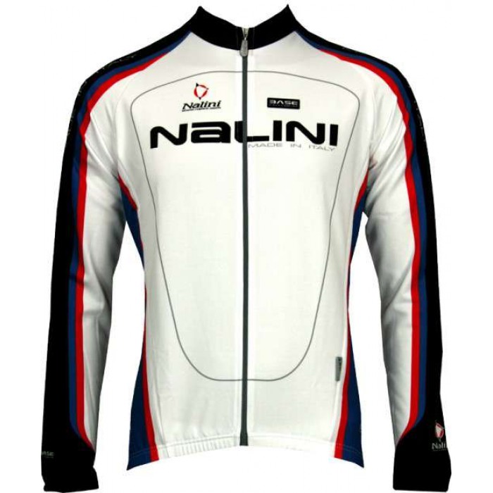 Basic Langarmtrikot SACCARINA weiß