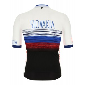 SLOWAKEI 2019 Kurzarmtrikot (langer Reißverschluss)-Radsport-National-Team