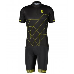 RC TEAM 20 Radsport-Set (Kurzarmtrikot+Radhose) schwarz/gelb