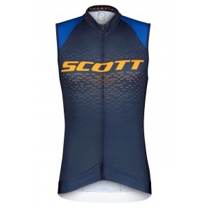 RC PRO Radtrikot ärmellos blau/orange