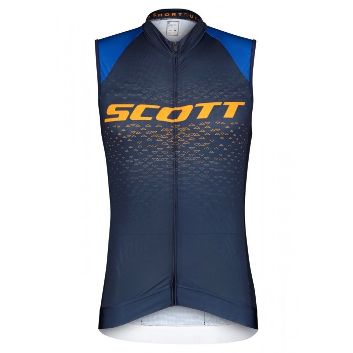 RC PRO Radtrikot ärmellos blau/orange