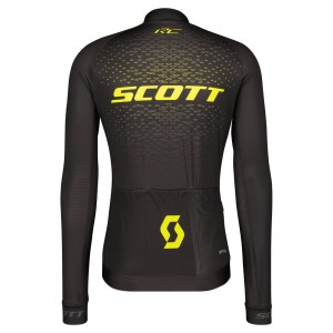 RC PRO Radtrikot langarm schwarz/gelb
