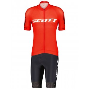 RC PRO Radsport-Set (Kurzarmtrikot+Trägerhose) rot/schwarz