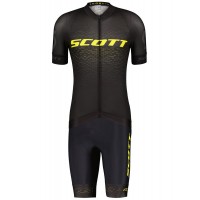 RC PRO Radsport-Set (Kurzarmtrikot+Trägerhose) schwarz/gelb