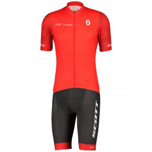RC TEAM 10 Radtrikot kurzarm rot/weiß