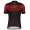 RC TEAM 20 Radtrikot kurzarm schwarz/weinrot