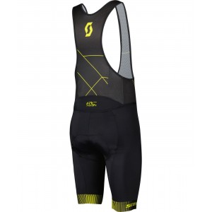 RC TEAM 10 Radsport-Set (Kurzarmtrikot+Trägerhose) schwarz/gelb RC TEAM 10 Radsport-Set (Kurzarmtrikot+Trägerhose) schwarz/gelb