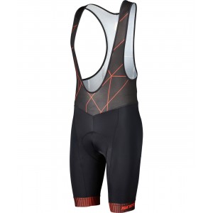 RC TEAM 10 Radsport-Set (Kurzarmtrikot+Trägerhose) rot/schwarz
