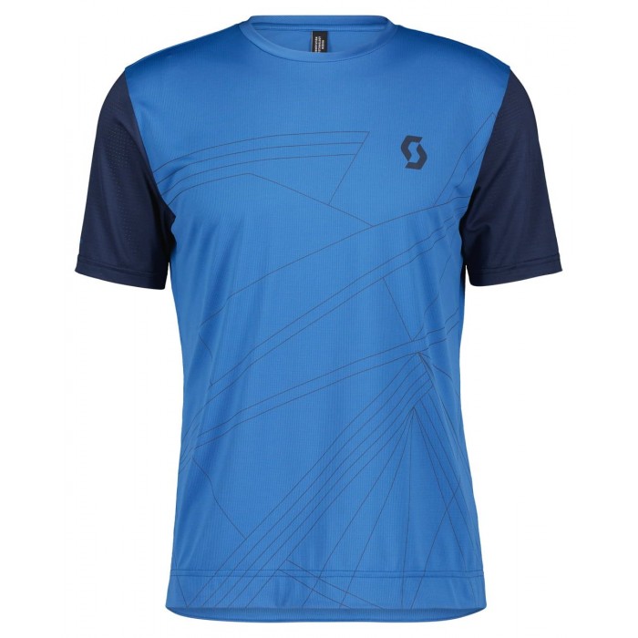 TRAIL FLOW MTB Trikot kurzarm blau TRAIL FLOW MTB Trikot kurzarm blau