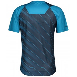 TRAIL VERTIC MTB Trikot kurzarm blau