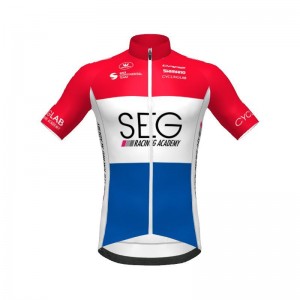 SEG Racing Academy niederländischer Meister 2021 Radtrikot kurzarm-Radsport-Profi-Team