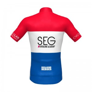 SEG Racing Academy niederländischer Meister 2021 Radtrikot kurzarm-Radsport-Profi-Team
