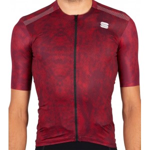 ESCAPE SUPERGIARA Radtrikot kurzarm weinrot