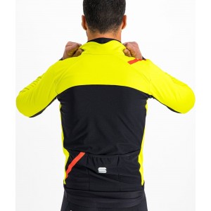 Fiandre Pro Medium Fahrrad Winterjacke gelb/schwarz