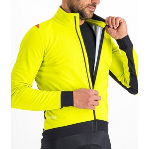 Fiandre Pro Medium Fahrrad Winterjacke gelb/schwarz