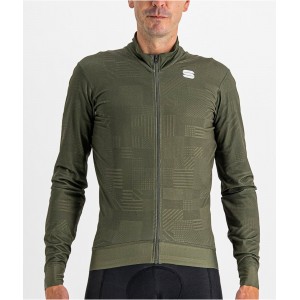 LOOM THERMAL JERSEY Radtrikot langarm grün LOOM THERMAL JERSEY Radtrikot langarm grün