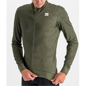 LOOM THERMAL JERSEY Radtrikot langarm grün LOOM THERMAL JERSEY Radtrikot langarm grün