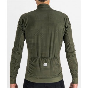 LOOM THERMAL JERSEY Radtrikot langarm grün LOOM THERMAL JERSEY Radtrikot langarm grün