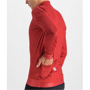 LOOM THERMAL JERSEY Radtrikot langarm rot