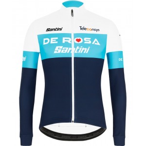 Team De Rosa 2021 Radtrikot langarm-Radsport-Profi-Team