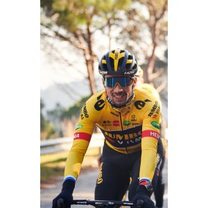 TEAM JUMBO-VISMA 2022 Trägerhose lang (ohne Sitzpolster)-Radsport-Profi-Team TEAM JUMBO-VISMA 2022 Trägerhose lang (ohne Sitzpolster)-Radsport-Profi-Team