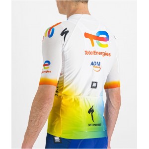 Team TotalEnergies 2022 Radtrikot kurzarm (langer Reißverschluss)-Radsport-Profi-Team Team TotalEnergies 2022 Radtrikot kurzarm (langer Reißverschluss)-Radsport-Profi-Team