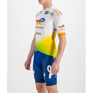 Team TotalEnergies 2022 Radtrikot kurzarm (langer Reißverschluss)-Radsport-Profi-Team Team TotalEnergies 2022 Radtrikot kurzarm (langer Reißverschluss)-Radsport-Profi-Team