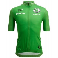 Tour de France 2022 grünes Trikot (maillot vert, bester Sprinter) Radtrikot kurzarm