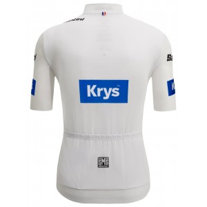Tour de France 2023 weißes Trikot (maillot blanc, bester Jungprofi) Radtrikot kurzarm