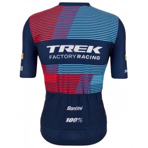 Trek Factory Racing XC 2023 Radtrikot kurzarm (langer Reißverschluss)-Radsport-Profi-Team