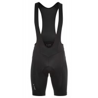 Men ACTIVE BIB PANTS Trägerhose kurz schwarz (black uni)