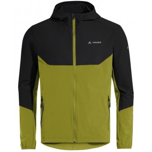MEN MOAB JACKET IV Softshell Fahrradjacke grün/schwarz