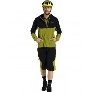 MEN MOAB JACKET IV Softshell Fahrradjacke grün/schwarz