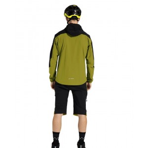 MEN MOAB JACKET IV Softshell Fahrradjacke grün/schwarz