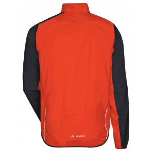 DROP JACKET III Fahrrad Regenjacke orange-rot/schwarz