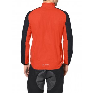 DROP JACKET III Fahrrad Regenjacke orange-rot/schwarz