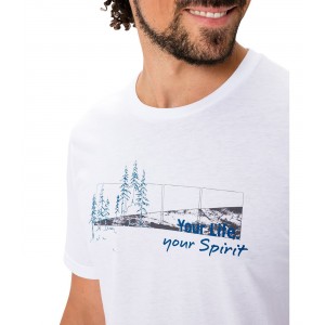 Men SPIRIT T-Shirt weiß